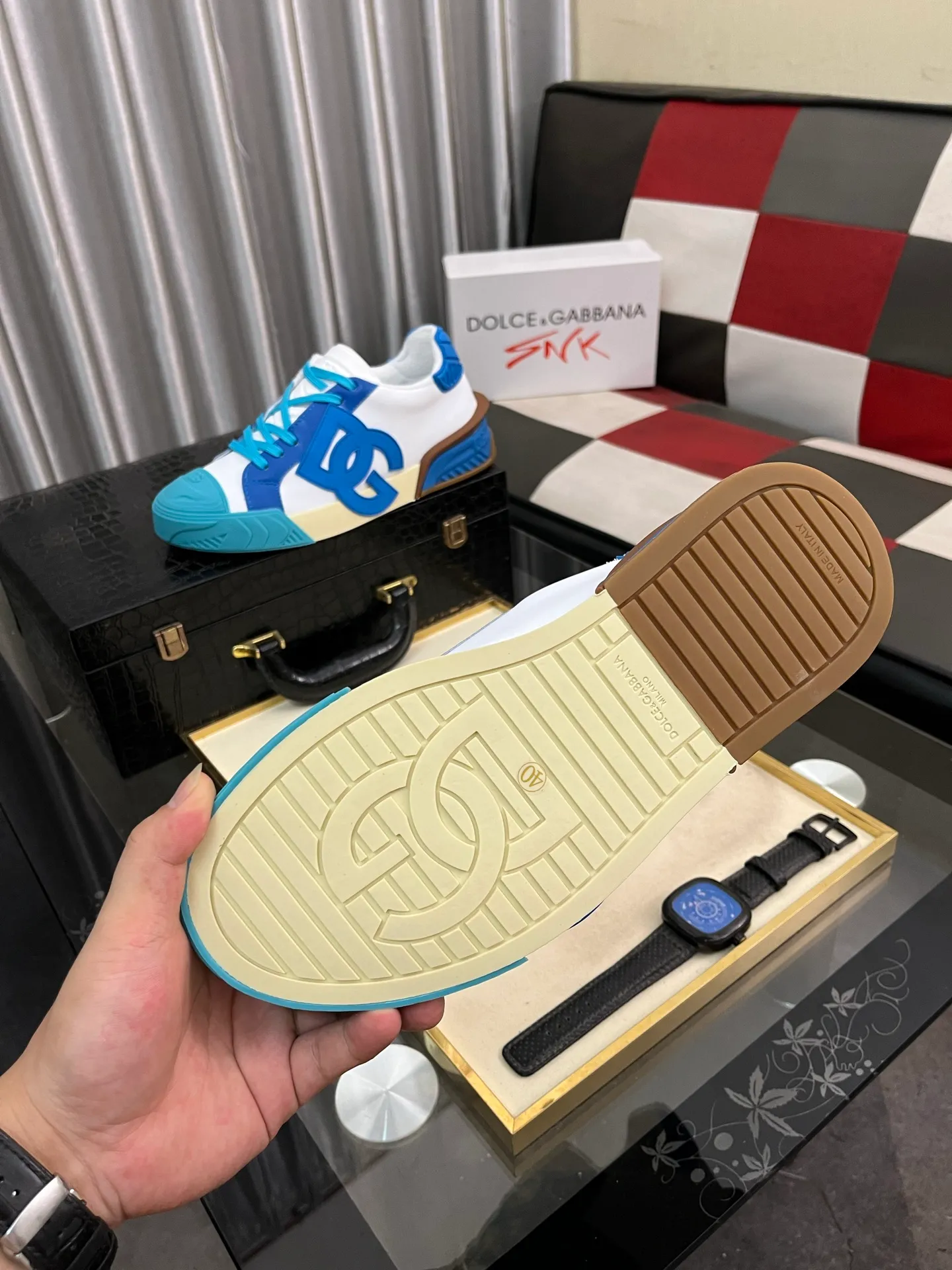 Men's shoes💰500⌚️⌚️【DG】Latest official website high-top casual, men's shoes original quality imported cowhide➕Yangli [Proud] In terms of materials and workmanship, it beats all versions on the market💕Highest quality shipments. Real photos, imported fabrics highlight the unique charm of the brand😘The shoelaces are also original custom-made👻Classic lace-up shoes are very comfortable on the feet, and the sizes are 35-462⃣️Color options